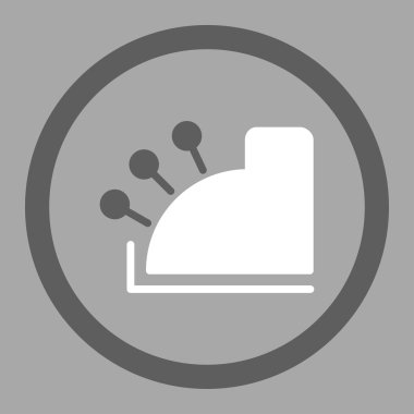 Para daire içinde vektör simgesi