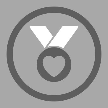 Sadaka madalya yuvarlak vektör simgesi