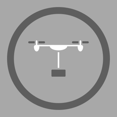 Air Copter Shipment Rounded Vector Icon