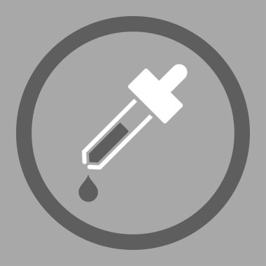 Dropper Circled Vector Icon