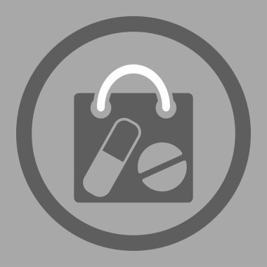 Therapy Shopping Bag Rounded Vector Icon