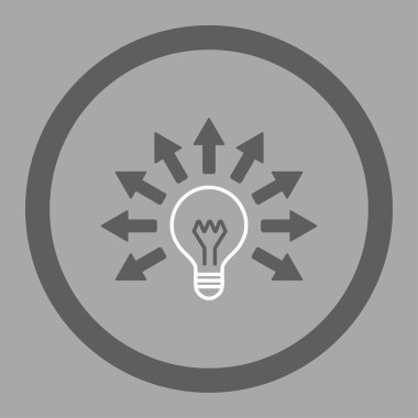 Elektrik hafif yuvarlatılmış vektör simgesi