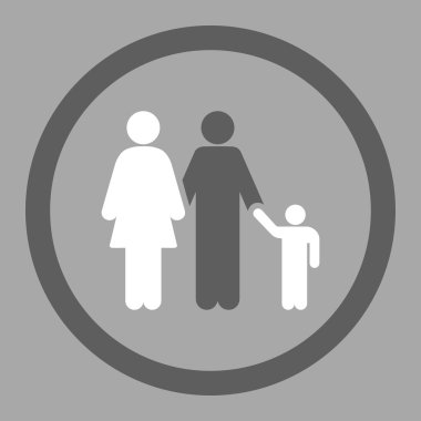 Family Circled Vector Icon