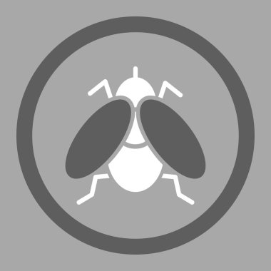 Daire içinde uçmak vektör simgesi