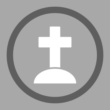 Cemetery Circled Vector Icon