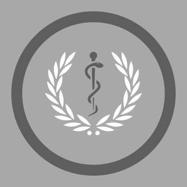 Healh Care Emblem Circled Vector Icon