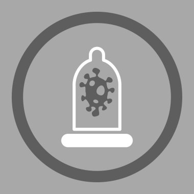 Enfeksiyon koruma daire içinde vektör simgesi