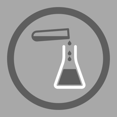 Sıvı transfüzyonu daire içinde vektör simgesi