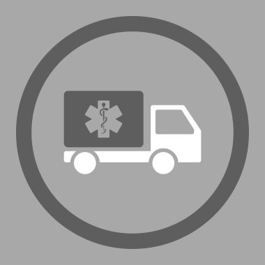 Medical Shipping Circled Vector Icon