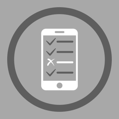 Mobile Test Circled Vector Icon