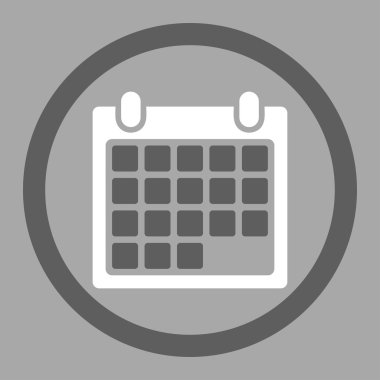 Ay yuvarlak vektör simgesi