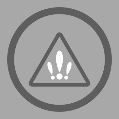 Birden fazla sorun yuvarlak vektör simgesi