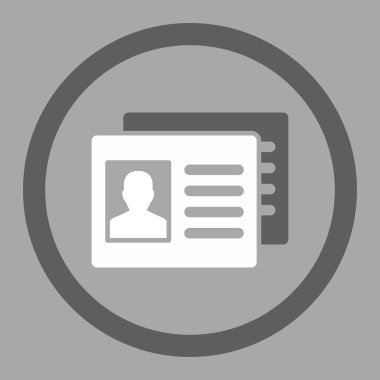 Hastalık hesapları vektör simge yuvarlak