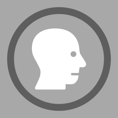 Hasta başı yuvarlatılmış vektör simgesi