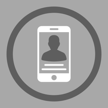 Client Mobile Account Rounded Vector Icon