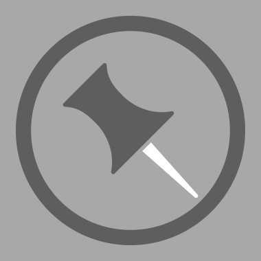 PIN daire içinde vektör simgesi