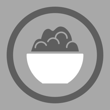 Porriage daire içinde vektör simgesi