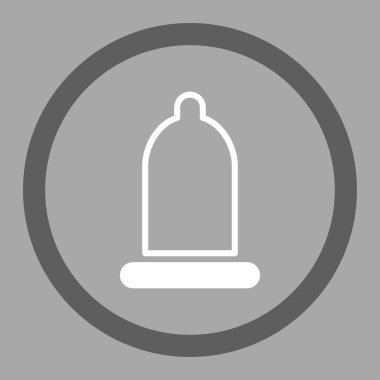 Koruyucu daire içinde vektör simgesi