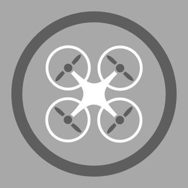 Uçak daire içinde vektör simgesi