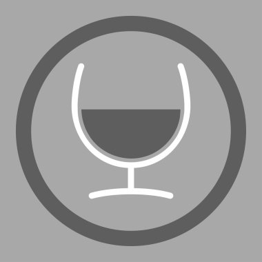 Çare cam daire içinde vektör simgesi