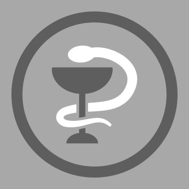 Snake Cup Circled Vector Icon