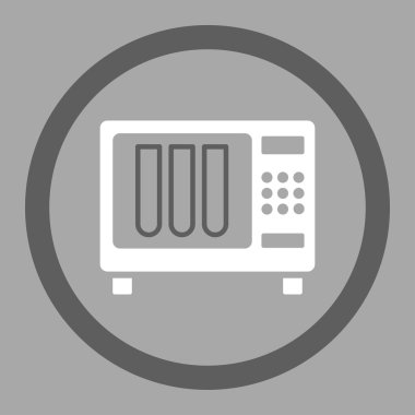 Sterilizatör daire içinde vektör simgesi