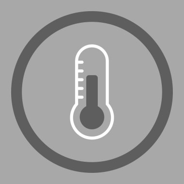 Sıcaklık daire içinde vektör simgesi