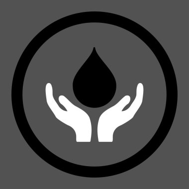 Blood Donation Circled Vector Icon