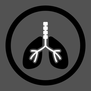 Sistem daire içinde vektör simge nefes