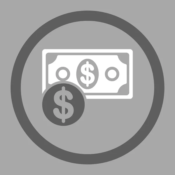 Cash Circled Vector Icon — Stockový vektor