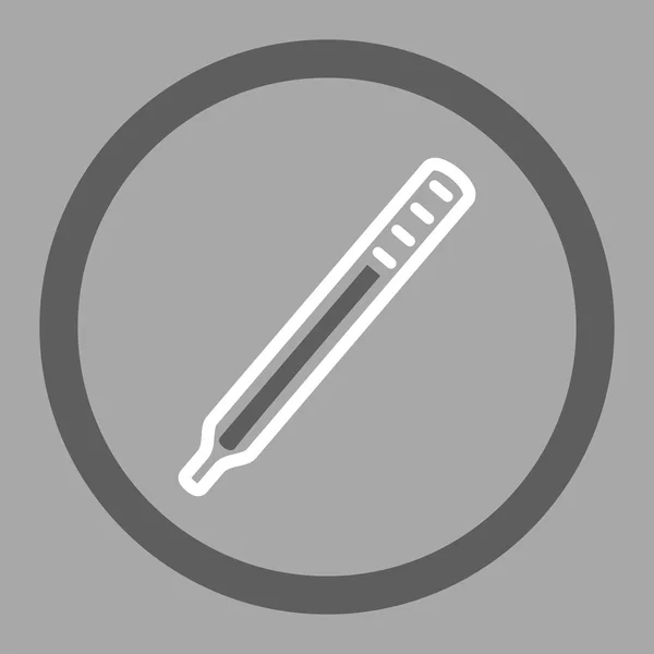 Medical Thermometer Circled Vector Icon — Διανυσματικό Αρχείο