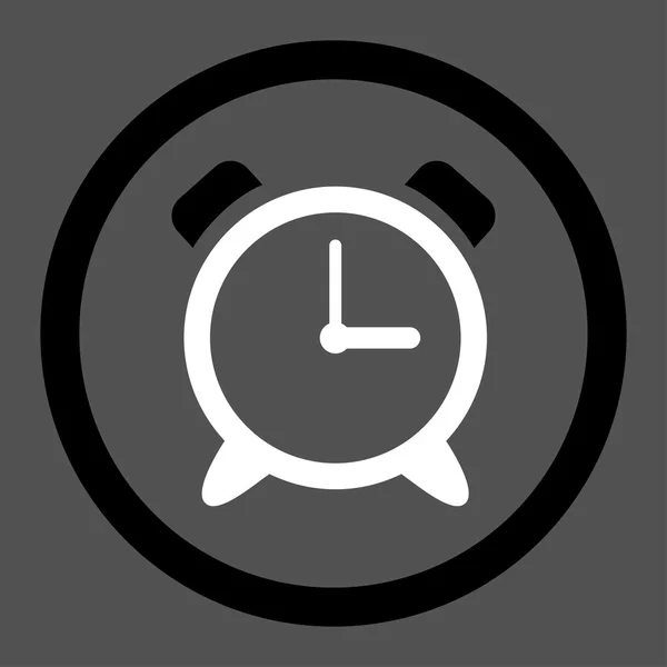 Siren Clock Circled Vector Icon — Stock Vector