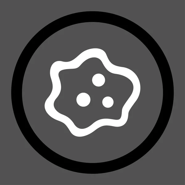 Icona vettoriale arrotondata dell'ameba — Vettoriale Stock