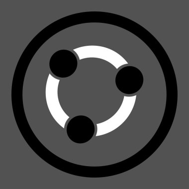 Collaboration Circled Vector Icon