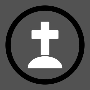 Grave Circled Vector Icon