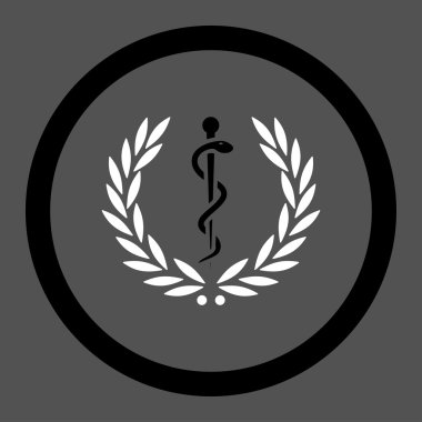 Healh Care Emblem Circled Vector Icon
