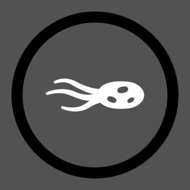 Intrude Bacteria Rounded Vector Icon