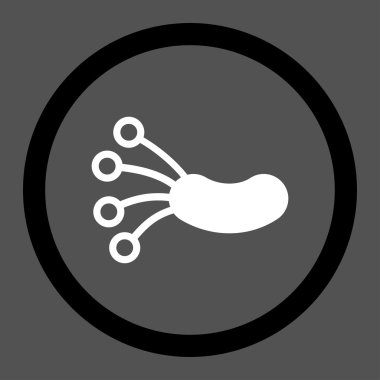 Infection Bacteria Rounded Vector Icon