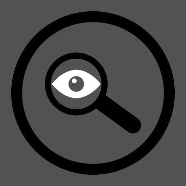 Yuvarlak vektör simge araştırmak