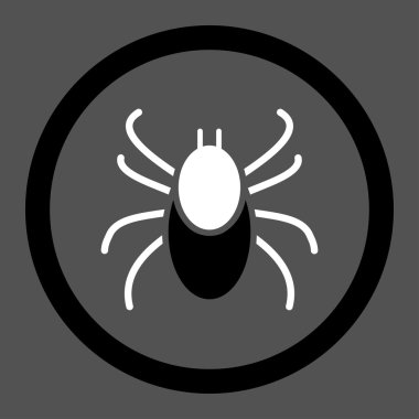 Mite daire içinde vektör simgesi