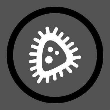 Micro Parasite Circled Vector Icon