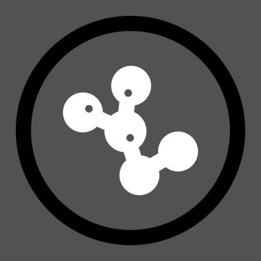 Microbes Colony Circled Vector Icon