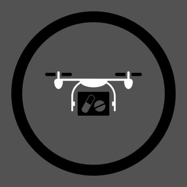 Medical Nanocopter Rounded Vector Icon