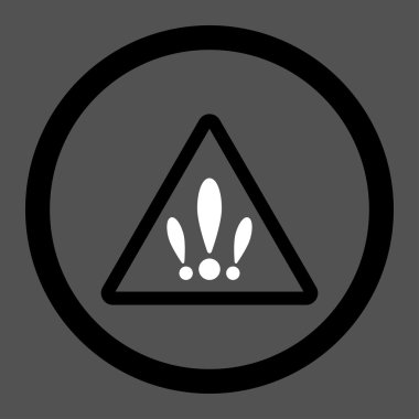 Birden fazla sorun yuvarlak vektör simgesi