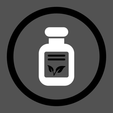 Natural Drugs Circled Vector Icon