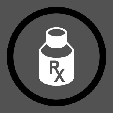 Receipt Jar Circled Vector Icon