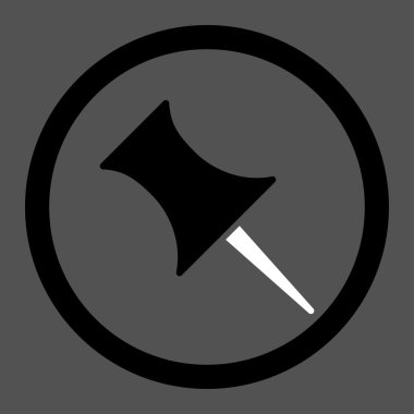 PIN daire içinde vektör simgesi