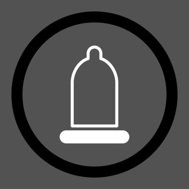 Koruyucu daire içinde vektör simgesi