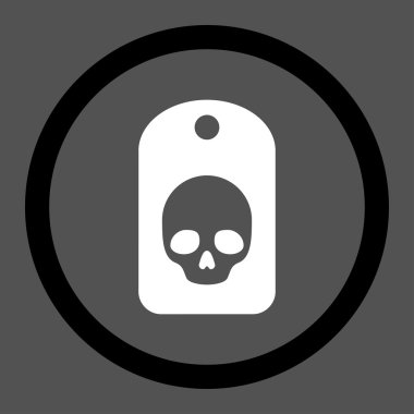 Danger Label Rounded Vector Icon