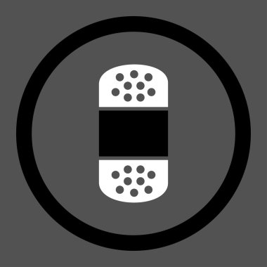 Yuvarlak vektör simge alçı